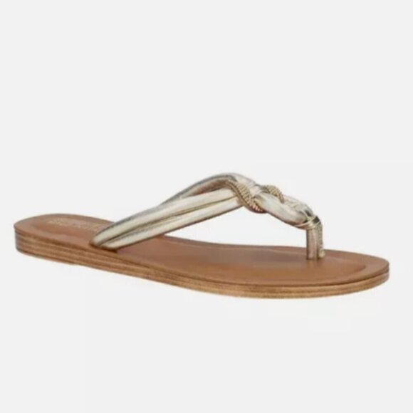 Bella Vita Women's Zev-Italy Flat Sandal - Made in Italy  10WW Extra Wide New - Picture 1 of 7